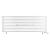 Arbiola Gorizont Ritmo VZ 1500-40-11 секций белый горизонтальный  радиатор c нижним подключением (на ножках)