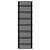 Arbiola Gorizont Ritmo H 700-40-40 секций чёрный горизонтальный  радиатор c боковым подключением