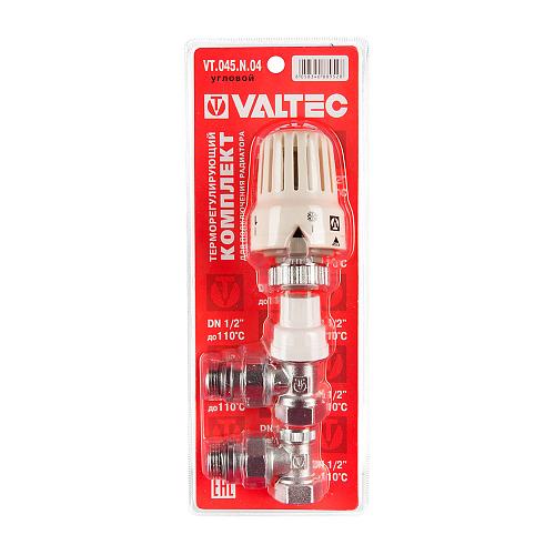 Valtec 1/2" Комплект терморегулирующего оборудования для радиатора угловой