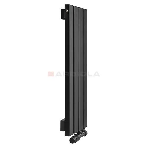 Arbiola Liner V 700-36-03 секции черный вертикальный радиатор c нижним подключением