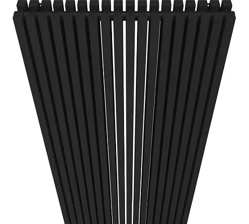 КЗТО QUADRUM 30 V 2- 1750-10 R RAL1T103S9005 Радиатор (черный матовый муар) с нижним подключением