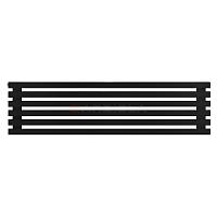 Arbiola Gorizont Ritmo H 1250-40-06 секций чёрный горизонтальный  радиатор c боковым подключением