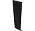 КЗТО QUADRUM 30 V 2- 1750-10 R RAL1T103S9005 Радиатор (черный матовый муар) с нижним подключением