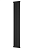 Zehnder Charleston 2180/06 секций №1270 3/4" RAL 9217 боковое подключение черный матовый
