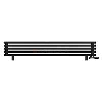 Arbiola Gorizont Ritmo VZ 2000-40-05 секций чёрный горизонтальный  радиатор c нижним подключением (на ножках)