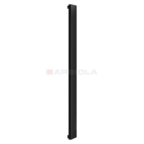 Arbiola Mono H 2500-60-16 секции черный вертикальный радиатор c боковым подключением