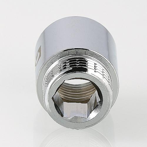 Valtec 1/2" x 10 мм Удлинитель хромированный внутренняя/наружная резьба