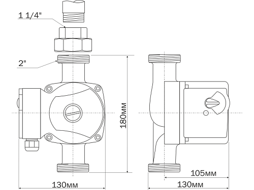 Aquario AC 324-180 циркуляционный насос