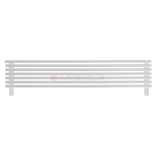 Arbiola Gorizont Compact HZ 1800-63-07 секции белый горизонтальный радиатор c боковым подключением с ножками