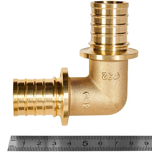 ROMMER Уголок 90° 32 для труб из сшитого полиэтилена осевой