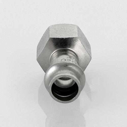 VALTEC 12 мм х 1/2" Пресс-фитинг из нержавеющей стали с внутренней резьбой