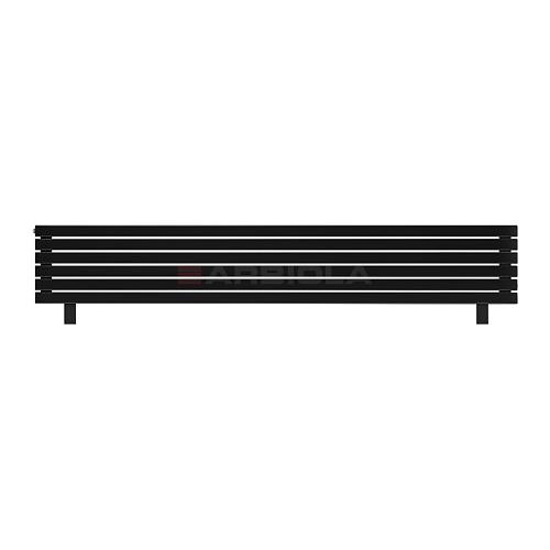 Arbiola Gorizont Liner HZ 2500-36-06 секции черный горизонтальный радиатор c боковым подключением с ножками