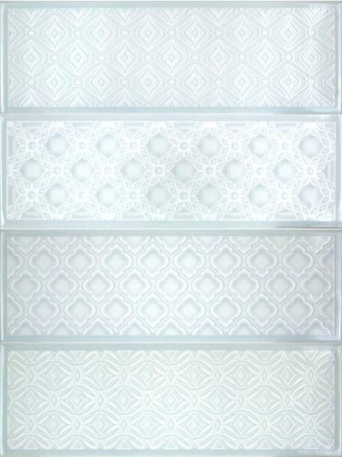 Fabresa Santorini Dark Ice 10x30 см настенная плитка