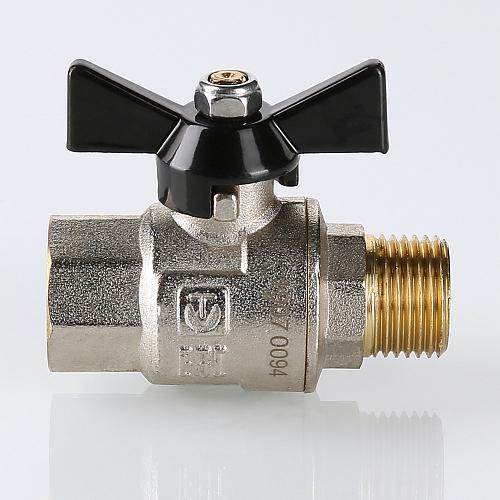 Valtec Perfect 1/2" Кран шаровой внутренняя/наружная резьба усиленный рукоятка бабочка