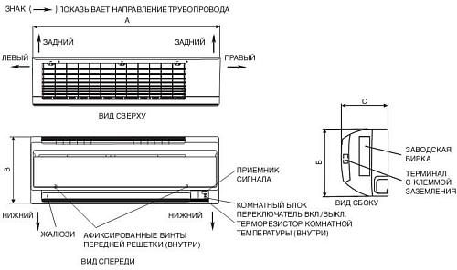 Настенный кондиционер сплит-система Daikin FTYN50L/RYN50L