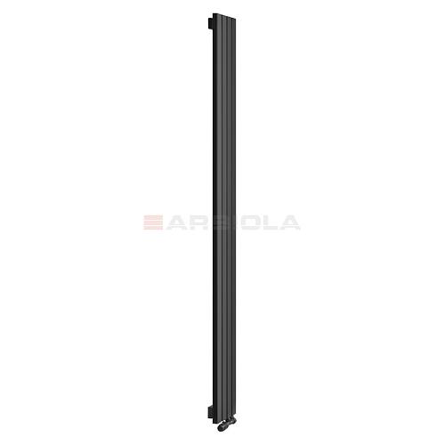 Arbiola Liner V 2000-36-09 секции черный вертикальный радиатор c нижним подключением