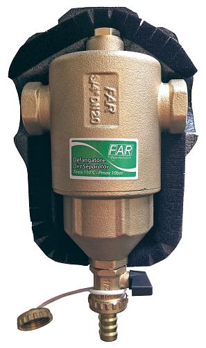 Far Грязеуловитель 1 1/2",сливн.кран,в теплоизоляц.
