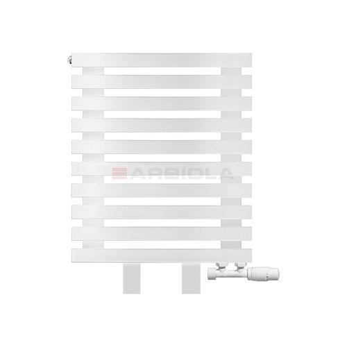 Arbiola Gorizont Ritmo VZ 500-40-10 секций белый горизонтальный  радиатор c нижним подключением (на ножках)