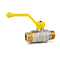LD Pride 47.15.Н-Н.Р GAS 1/2" НР-НР Кран шаровой латунный для газа