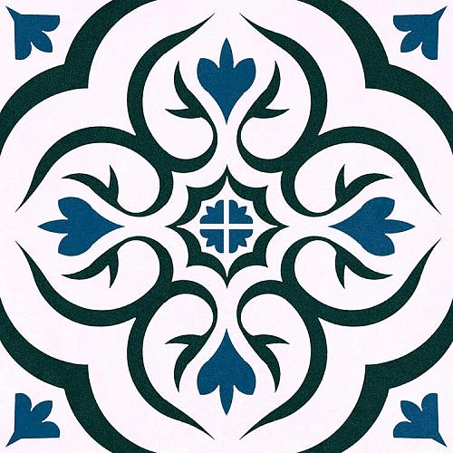 Halcon Hidraulicos Harrogate White 33,3x33,3 см напольная плитка