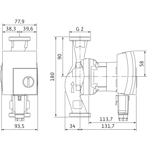 Wilo Yonos PICO 30/1-8 Циркуляционный насос