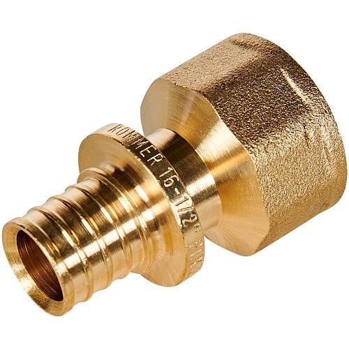 ROMMER Переходник с внутренней резьбой 16xG1/2 для трубы из сшитого полиэтилена аксиальный