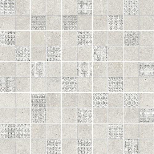 Versace Greek Mosaico T100 Decorato Bianco 40x40 см Мозаика