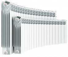 Rifar Base Flex 500- 6 секции Биметаллический радиусный радиатор
