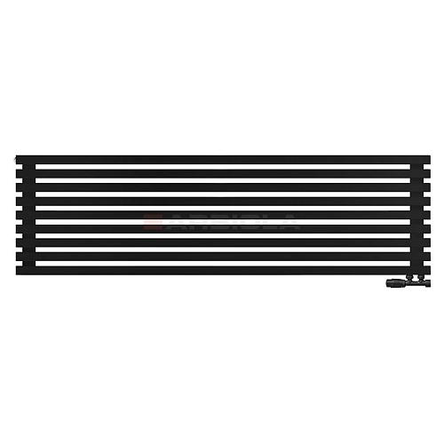 Arbiola Ritmo Gorizont V 1800-40-09 секций чёрный горизонтальный радиатор c нижним подключением