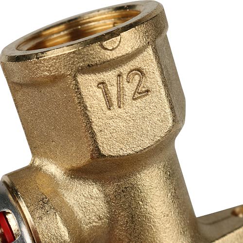 STOUT Угольник 16xRp 1/2" настенный с креплением короткий для металлопластиковых труб прессовой