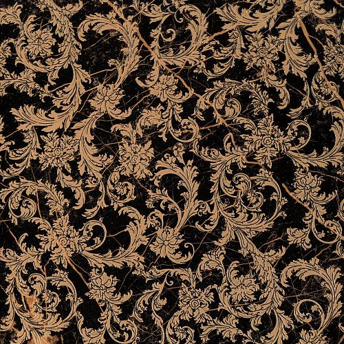 Versace Marble Mod.Barocco Nero 58,5x58,5 см Декор