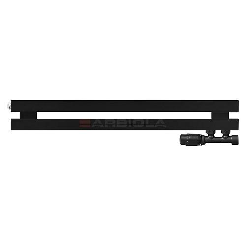 Arbiola Gorizont Ritmo V 700-40-02 секции чёрный горизонтальный радиатор c нижним подключением