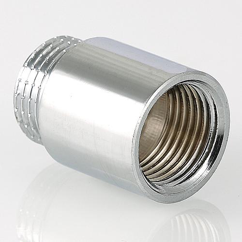 Valtec 3/4" x 15 мм Удлинитель хромированный внутренняя/наружная резьба