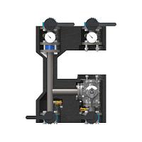 Elsen Насосная группа DN 50, фланцевая, без насоса, без смесителя, прямая