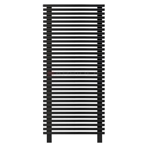 Arbiola Gorizont Compact HZ 700-63-33 секции черный горизонтальный радиатор c боковым подключением с ножками
