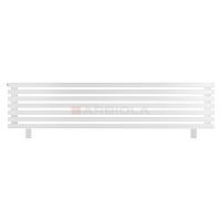 Arbiola Gorizont Ritmo HZ 1800-40-07 секций белый горизонтальный  радиатор c боковым подключением (на ножках)