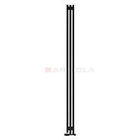 Arbiola Compact V 2200-63-03 секции черный вертикальный радиатор c нижним подключением