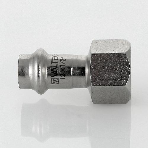 VALTEC 22 мм х 3/4" Пресс-фитинг из нержавеющей стали с внутренней резьбой