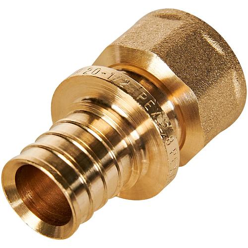 ROMMER Переходник с внутренней резьбой 20xG1/2 для трубы из сшитого полиэтилена аксиальный