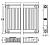 Kermi FKO 11 900х400 панельный радиатор с боковым подключением