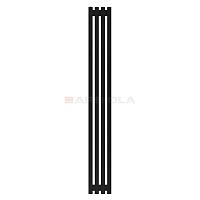  Arbiola Ritmo H 1750-40-04 секции черный вертикальный радиатор c боковым подключением