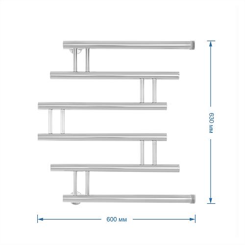 Energy Modern 600x500 Водяной полотенцесушитель