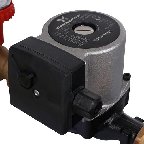 Stout Насосная группа для твердотопливных котлов 1" с насосом Grundfos UPSO 25-65 в теплоизоляции