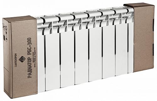 Сантехпром РБС 300/95 Радиатор биметаллический боковое подключение 10 секции